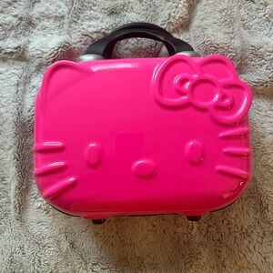 Sanrio Hello Kitty Storage Suitcase / Makeup Bag Hard Shell Case